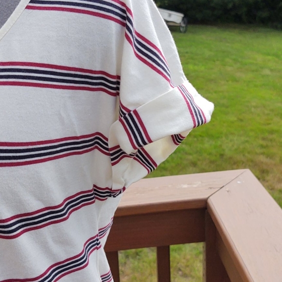 L.L. Bean Signature Women’s Stripe T-Shirt, Sz M - Picture 2 of 9